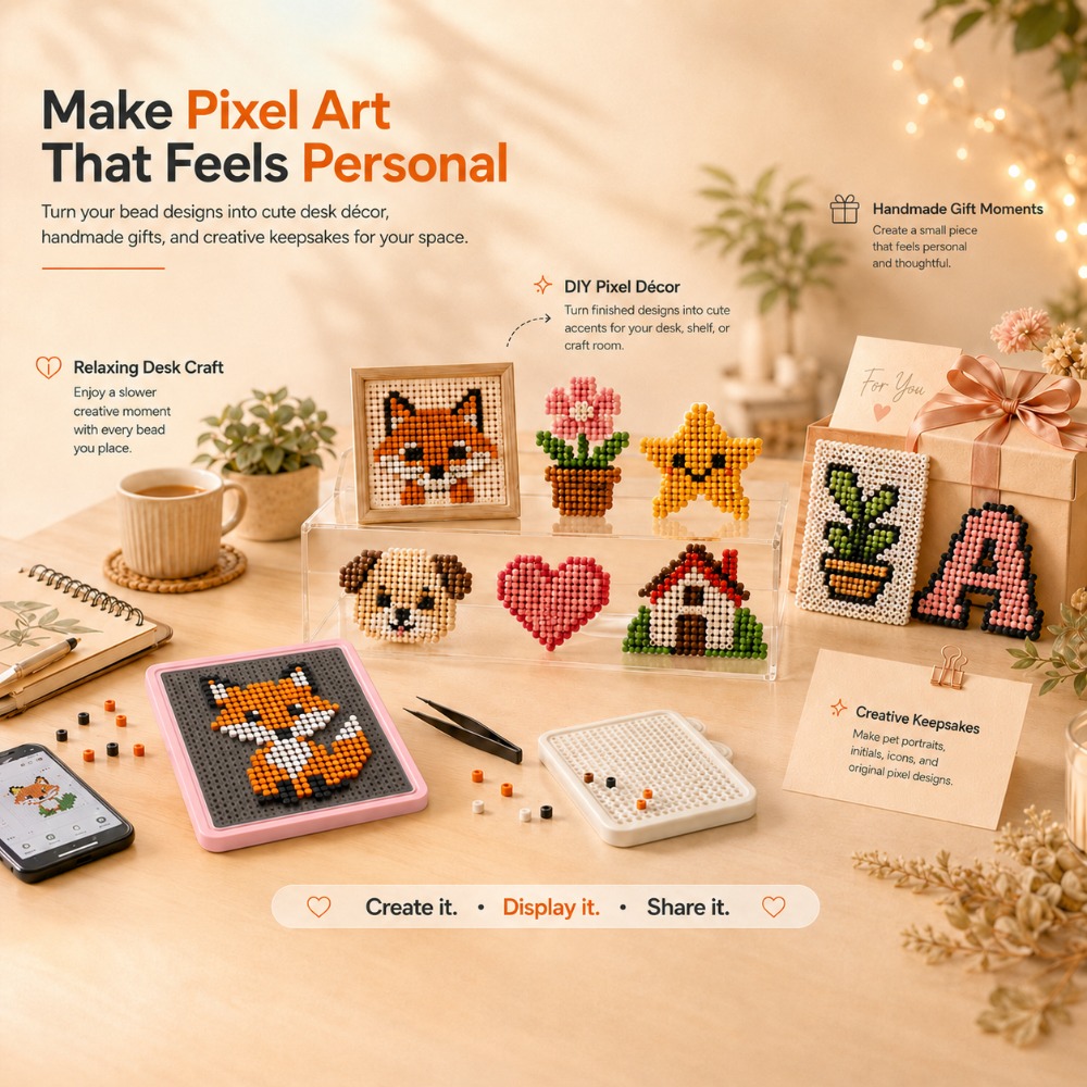 Art Craft Gifts - แผงไฟ LED Smart Fuse Bead Pegboard