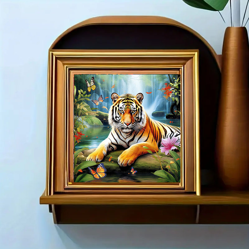 ชุดภาพวาดเพชรไทเกอร์คิง 1 ชุด, - Art Craft Website บทวิจารณ์และราคา