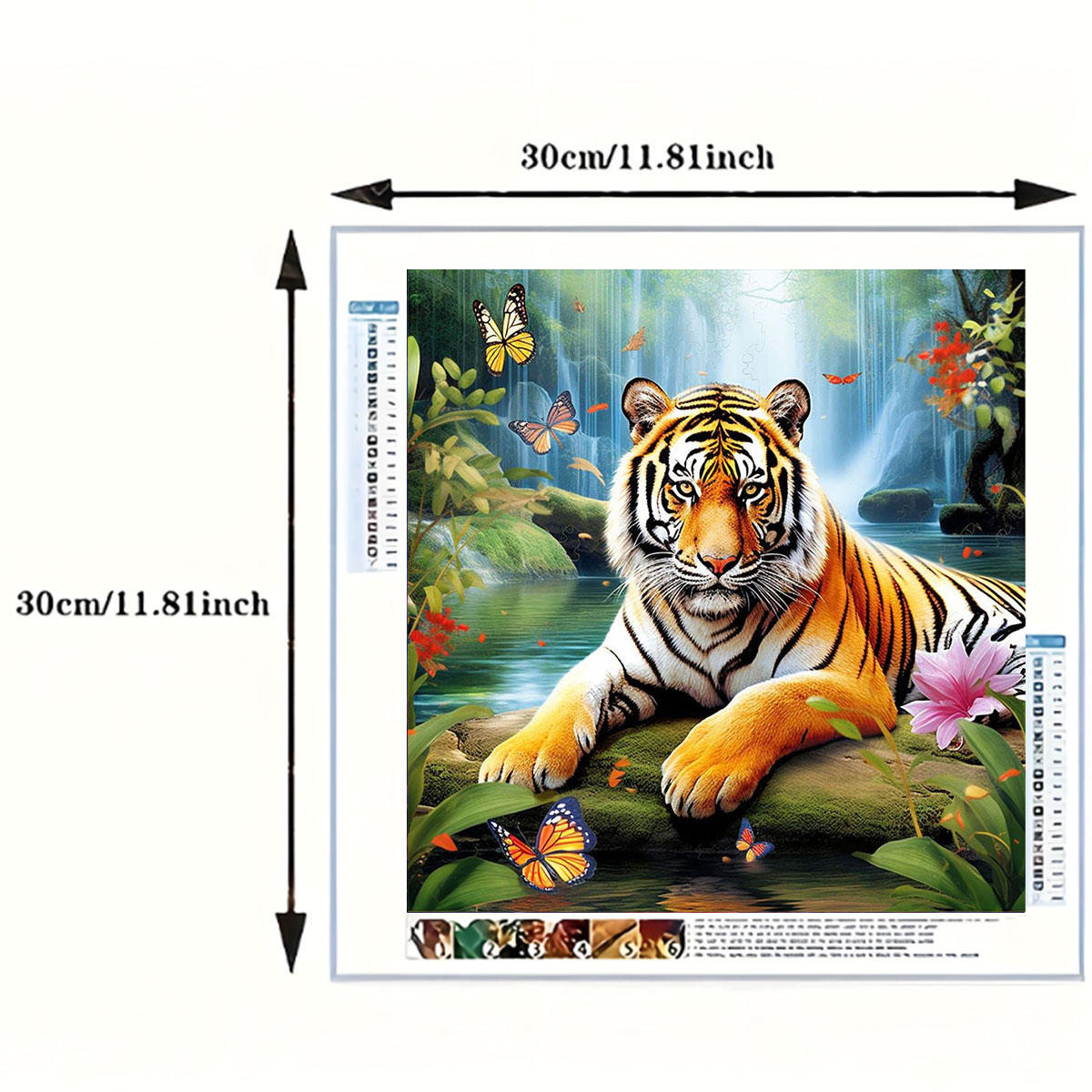 ชุดภาพวาดเพชรไทเกอร์คิง 1 ชุด, - Art Craft Website บทวิจารณ์และราคา