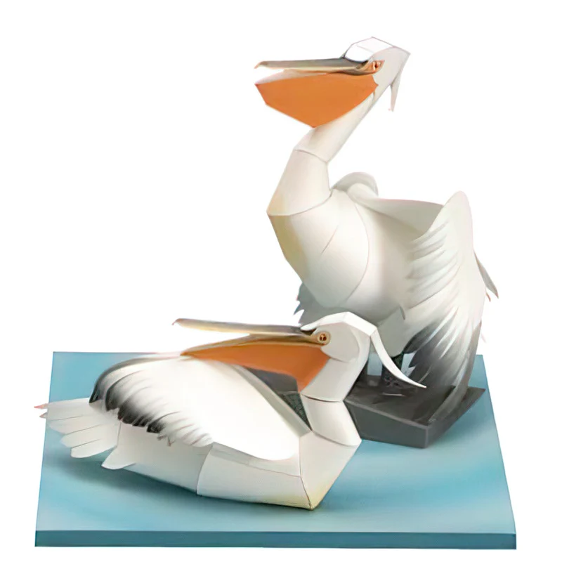 Dalmatian Pelican Origami Art  - Art And Craft Nature บทวิจารณ์และราคา