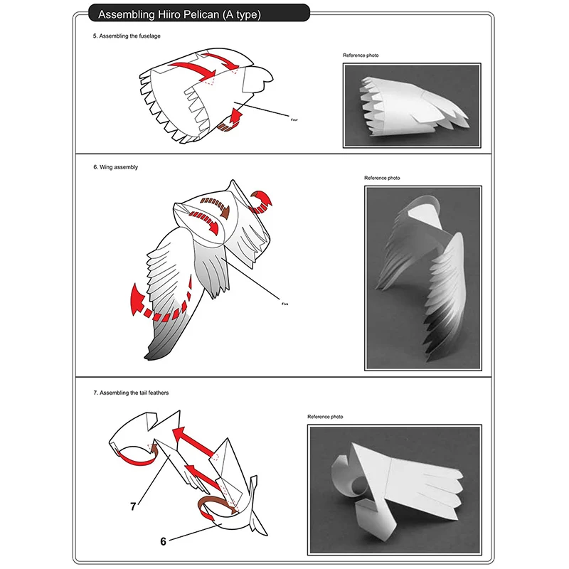 Dalmatian Pelican Origami Art  - Art And Craft Nature บทวิจารณ์และราคา