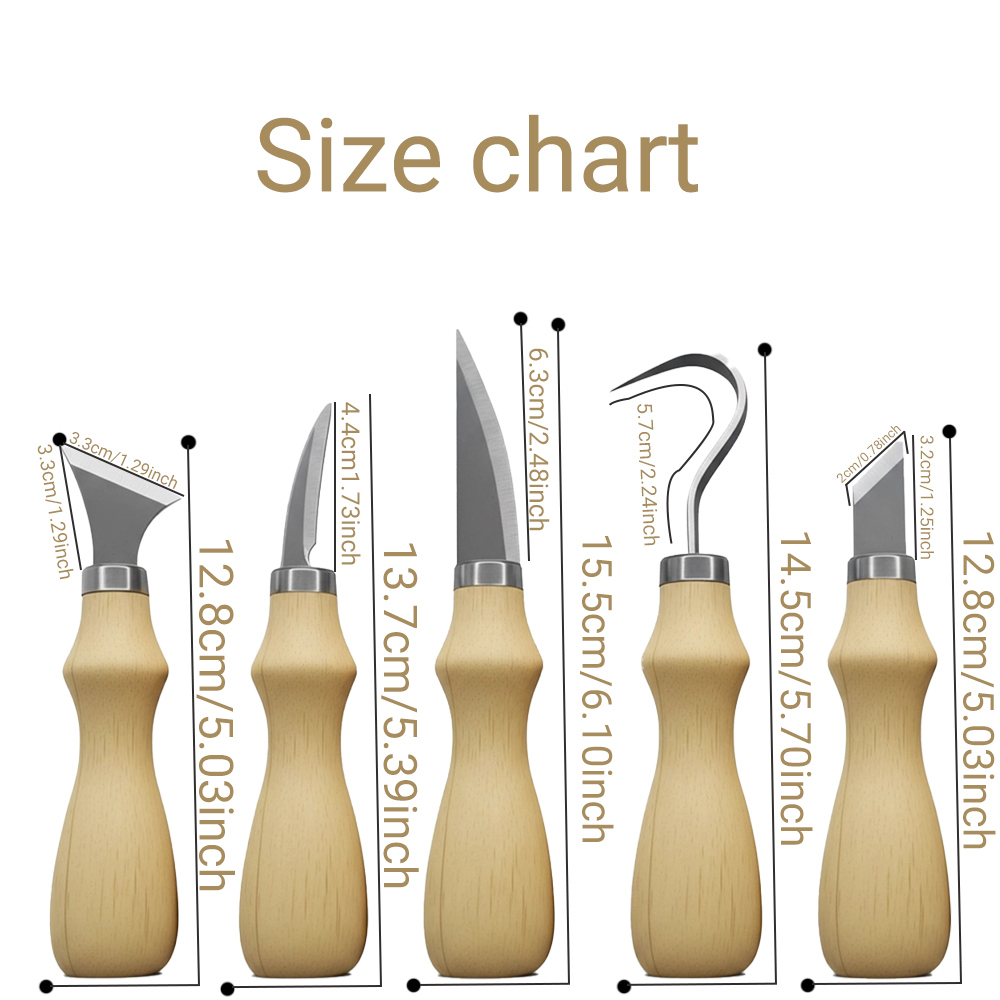 ชุดเครื่องมือแกะสลักไม้ 5 ชิ้น - Art And Craft Nature บทวิจารณ์และราคา