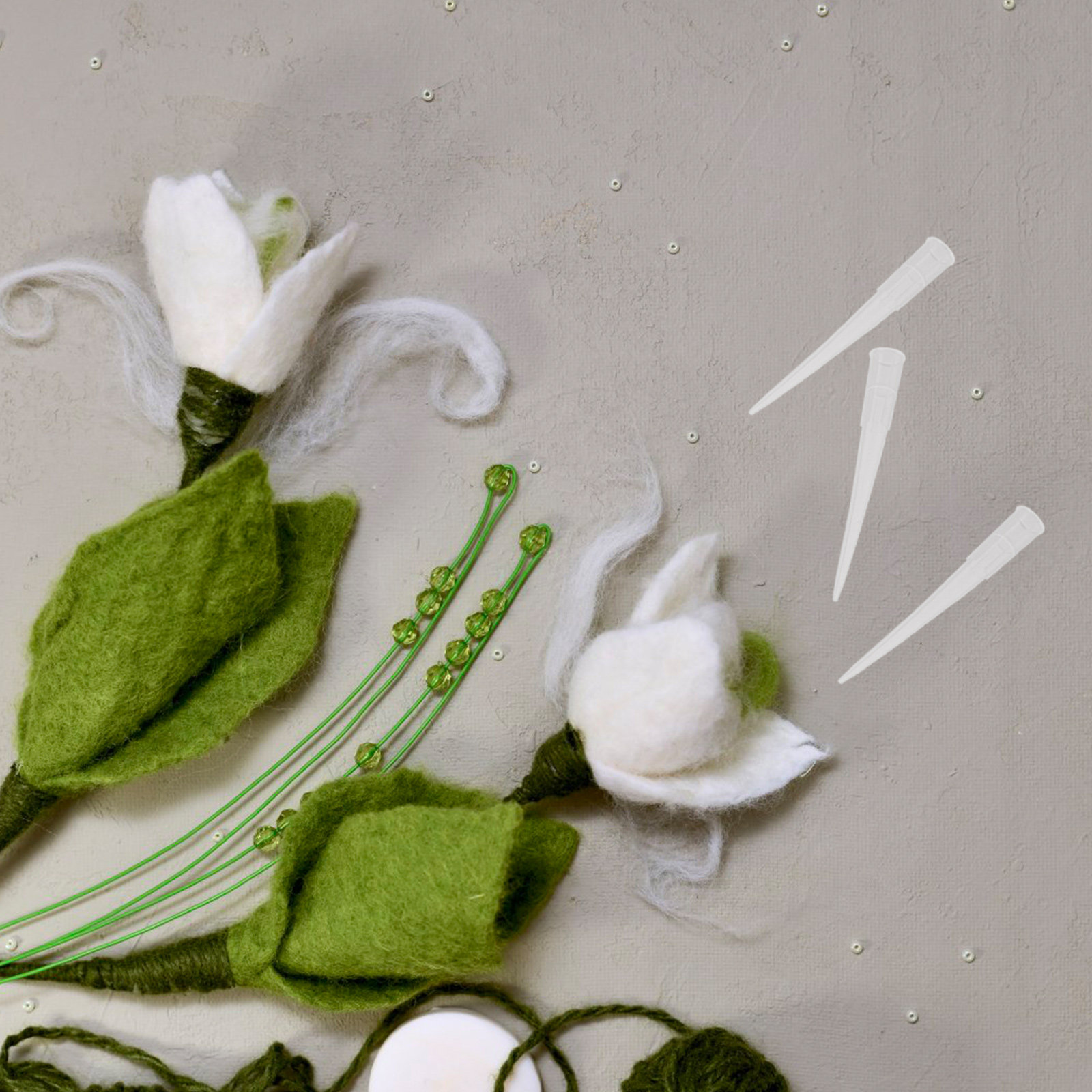 ชุดอุปกรณ์ยึดดอกไม้โฟม 100 ชิ้ - Art Craft Flower บทวิจารณ์และราคา