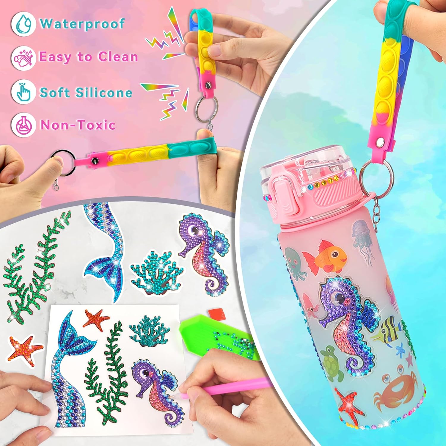 ตกแต่งชุดขวดน้ําของคุณเองสําหร - Art And Craft Nature บทวิจารณ์และราคา
