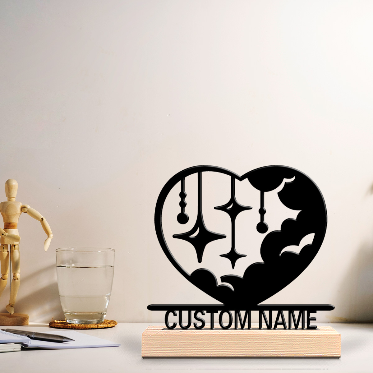 งานศิลปะโลหะรูปเมฆรัก 1 ชิ้น ต - Art Craft Gifts บทวิจารณ์และราคา