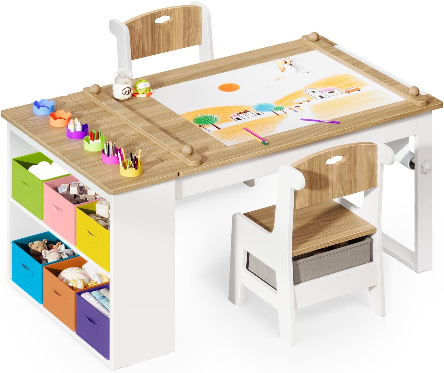 โต๊ะและเก้าอี้ศิลปะสำหรับเด็ก  - Art Craft Toddlers บทวิจารณ์และราคา