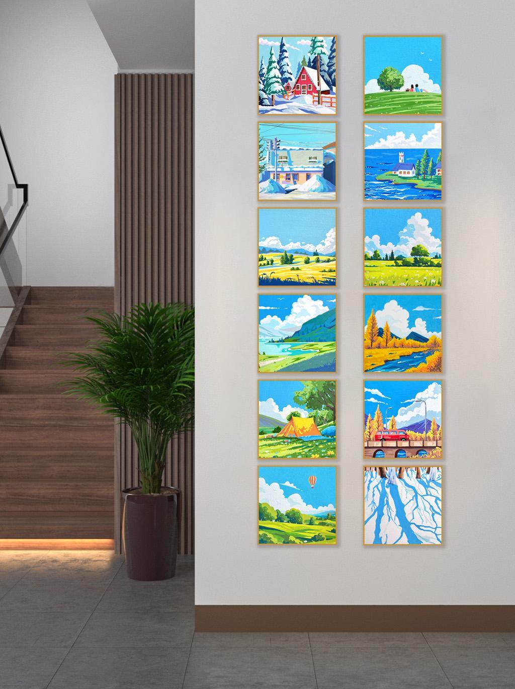 ชุดภาพวาดเพชร DIY 5D Forever Y - Art And Craft Nature บทวิจารณ์และราคา