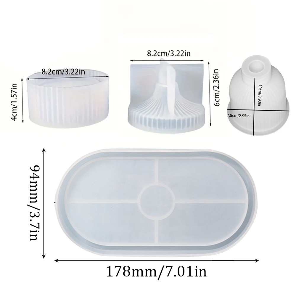 4 ชิ้นแม่พิมพ์ซิลิโคนรูปไข่ถาด - Art Craft Website บทวิจารณ์และราคา