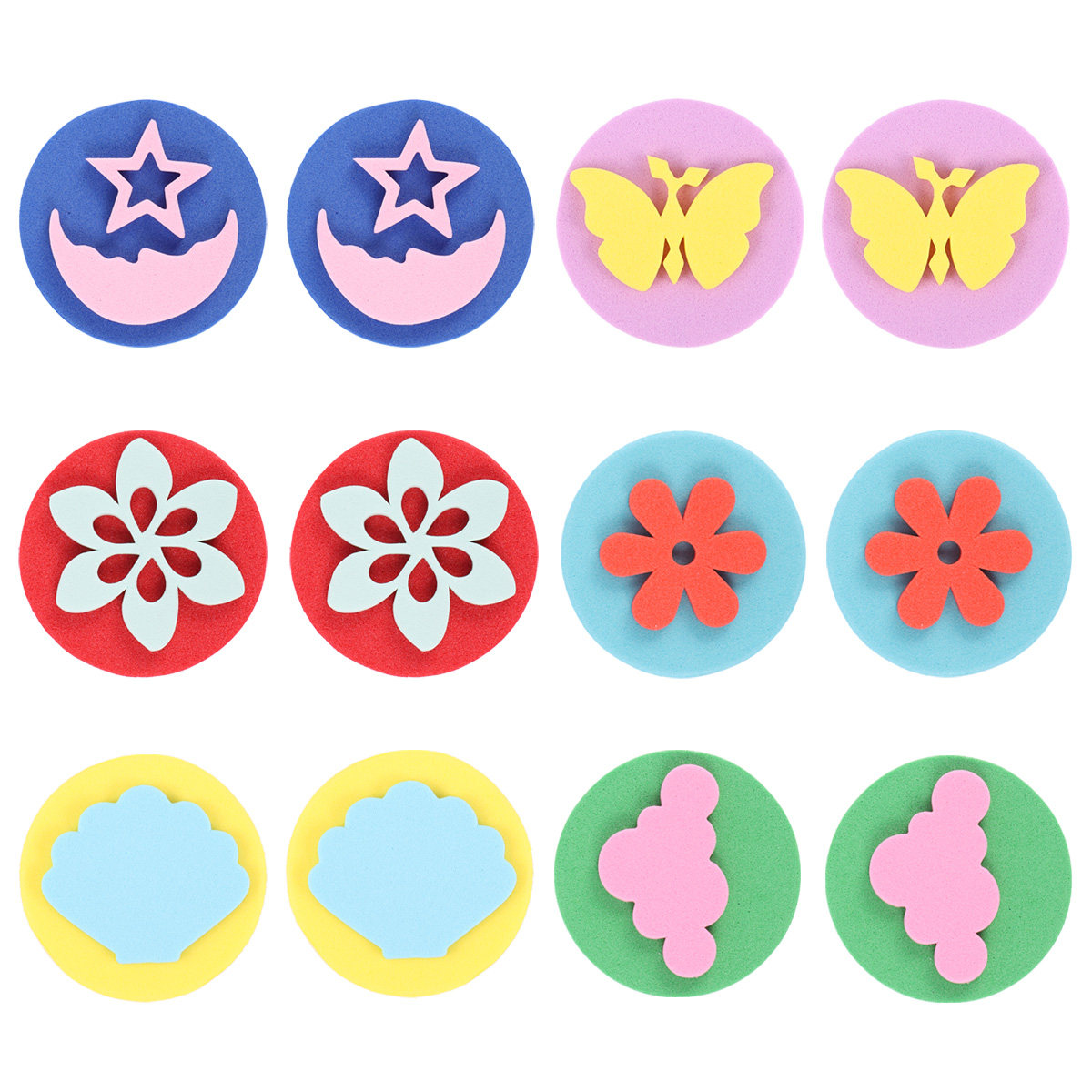 ชุดแม่พิมพ์ลายสำหรับวาดภาพ 12  - Art Craft Toddlers บทวิจารณ์และราคา