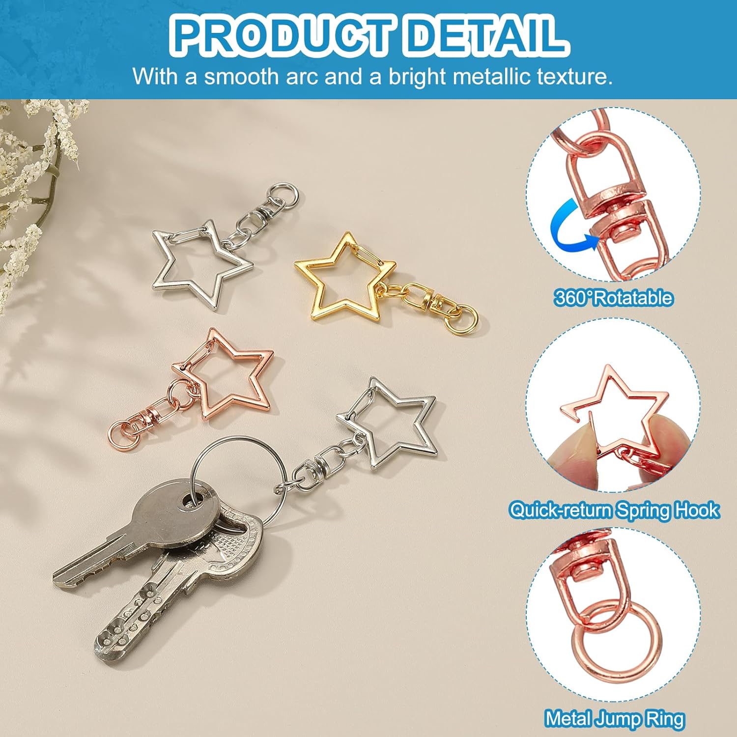 ชุดอุปกรณ์ทำพวงกุญแจรูปดาว 5/1 - Art Craft Gifts บทวิจารณ์และราคา