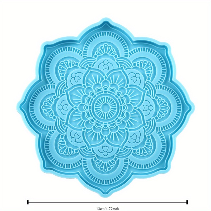 Mandala Coaster แม่พิมพ์ซิลิโค - Art Craft Flower บทวิจารณ์และราคา